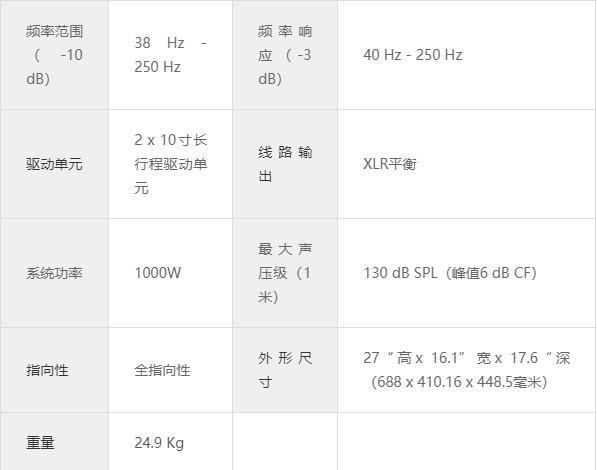 音响Bose F1 低音箱