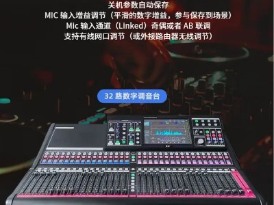 R&H M32-Plus 路高性能数字调音台