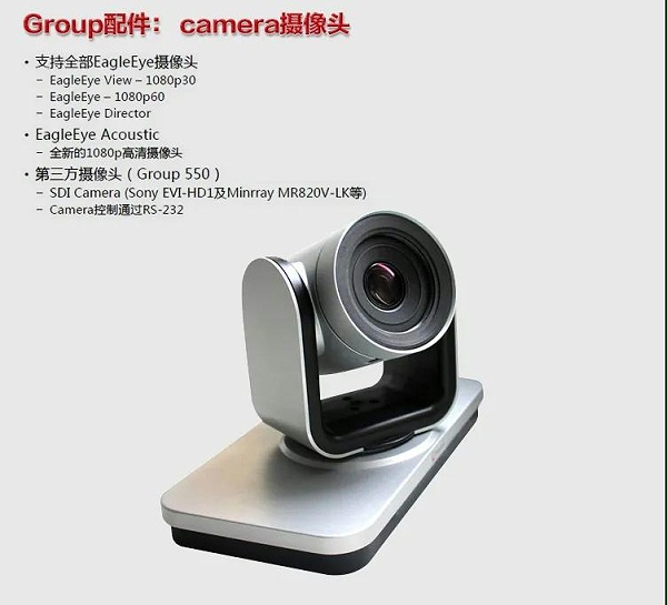 宝利通（Polycom）高清硬件视频会议终端系列GROUP300/310/500/550/700等 Group 550-1080P